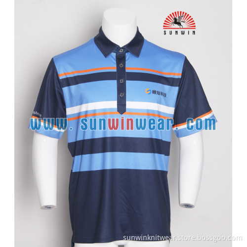 sublimation printing golf t shirt custom brand polo shirt